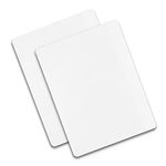 TurtleGrip Engineered Wood Lapboards, Whiteboard, Pack Of 2 Durable Portable White Boards For Kids, Students, Teacher, Classroom, Home And Office Work, Size: 9 X 12 Inches.