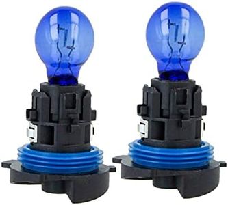 CARALL 2 Piezas de Lámparas Halógenas de 12V Blancas con Efecto Xenón (HP24W 12V 24W P24W)