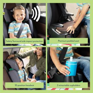 Graco Junior Maxi Highback Booster Car Seat – Child Safety Seat