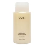 OUAI Medium Shampoo - Hydrating Shampoo with Coconut Oil, Babassu, Kumquat Extract and Keratin - Strengthens, Nourishes and Adds Shine - Paraben, Phthalate and Sulfate Free Hair Care Products - 300ml