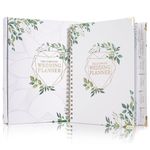 Wedding Planner Organizer Book- Wedding Planning Book with 188 Pages - UK Bridal Wedding Planner Book Journal & Organising Diary, Engagement Gift for Future Couples/Brides and Grooms