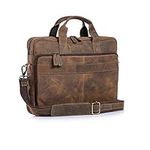 KomalC 16 Inch Leather briefcases L