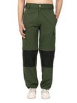 RANGERS Men's Olive Green Tactical Lower Cargo Pants Convertible Shorts with Side Pockets | Stretchable and Breathable Fabric (in, Alpha, L, Regular, Green)