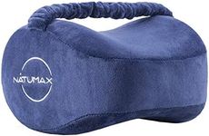 NATUMAX Knee Pillow for Side Sleepers - Sciatica Pain Relief - Back Pain, Leg Pain, Pregnancy, Hip and Joint Pain Memory Foam Leg Pillow (Pillow+Sleep Mask and Ear Plugs)