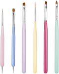 Sularpek 6 Pcs Nail Art Brushes Set
