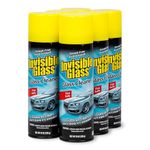 Invisible Glass 91164-6PK Premium Aerosol Glass and Window Cleaner for Auto and Home Cleans Glass, Windows, Windshields, and More, Streak-Free, Ammonia-Free, Tint-Safe, 539 g (Pack of 6)