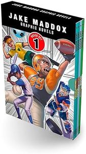 Jake Maddox Graphic Novels Boxed Set 1: Comeback Catcher, Daydream Receiver, Home Ice Rivals, Soccer Superstar