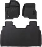 BaseLayer Elite Floor Mats for Ford F150 (2015-2025) SuperCrew and (2022-2025) Lightning - Made in USA – Precision Fit Heavy Duty All-Weather Mats for Raptor, King Ranch, Lariat, Tremor - Front & Rear