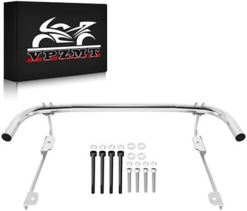 VPZMT Chrome Rear Crash Bar Bumper Guard Protector for Harley Tri Glide Ultra 2009-2024 & CVO Tri Glide Guide 2020 2021 2022 Models