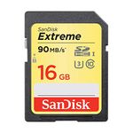 Sandisk Extreme SDHC 16GB 90MB/S C10 Flash Memory Card (SDSDXNE-016G-ANCIN)