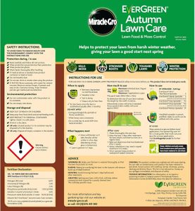 Miracle Gro Autumn Lawn Feed, 100m² – Seasonal Grass Fertilizer
