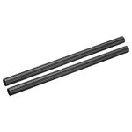 sourcing map 2Pcs Carbon Fiber Tubes 20 x 22 x 400mm Matte Surface Rod 3K Roll Wrapped Carbon Round Tubing for RC Airplane Quadcopter Multicopter