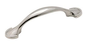 Amerock | Cabinet Pull | Polished Chrome | 3 inch (76 mm) Center to Center | Everyday Heritage | 1 Pack | Drawer Pull | Drawer Handle | Cabinet Hardware