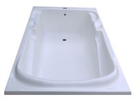 MADONNA Euro Acrylic 5.5 feet Rectangular Bath Tub for Adults (White)