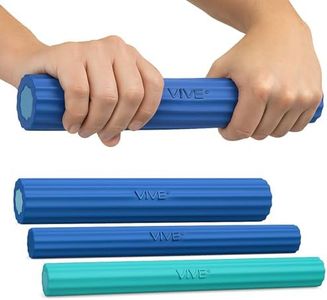 Vive Resistance Flex Bars for Physical Therapy (5 in 1 Set) - Weighted Hand Grip Strength Trainer for Injury Recovery, Tennis, Golfers, Elbow Tendonitis - Resistance Strengthening Multi Pack