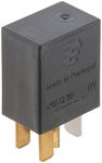 Bosch 0332011007 Micro Relay 12V 30A, IP5K4, Operating Temperature from -40 Degree to 100 Degree C, 4 Pin Relay