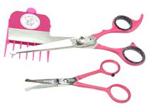 Scaredy Cut Silent Clipper with TINY TRIM Scissor Package Pink