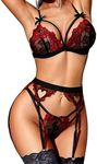 RSLOVE Women Lingerie Set with Gart