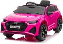 Licensed Audi RS6 Kids Electric 12V Ride On Car – Pink