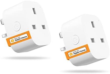 Smart Plug Works with Alexa, Apple HomeKit Siri, Google Home - Refoss WiFi Plug Alexa Smart Sockets Support App Remote Control, Voice Control, Timer, Offline Control, 13A, No Hub Required - 2 Pack