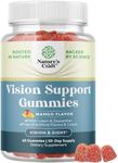 Zeaxanthin Plus Lutein Gummies for Adults - Potent Lutein Eye Vitamins for Vision and Blue Light Protection - Daily Gummy Lutein Eye Health Supplements for Adults Dry Eyes and Eye Strain Support 60ct