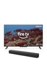 Amazon Ember 32" 2-Series with Fire TV, HD smart TV with Alexa Remote, fast streaming, Dolby Audio, Ambient Experience, free and live TV + Fire TV Soundbar, 2.0 speaker with DTS Virtual:X