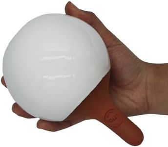 Ollas Lutton Olla Terracota para Plantar 40cl| Riego Automático y Ecológico para Plantas de Interior | Sistema de Riego Natural | OYA Terracota | Autonomía 3 Días (Blanco)