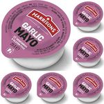 Harrison Garlic and Mayonnaise Sauce Dip– Pack of 50 Garlic and Mayo Dip 25g Each – Gluten Free with No Soya - No Artificial Color or Flavor – Made in UK