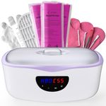 Paraffin Wax Bath 4L for Hands & Feet – Fast Heating Wax Warmer with Auto & Manual Mode, 3×450g Unscented Wax, Gloves, Liners – for Relaxing and Soothing Self-Care at Home