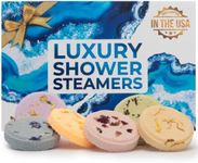 Shower Steamers Aromatherapy (6-Pack) – Eucalyptus for Shower, Lavender, & More Scents – Luxury Shower Bombs & Tablets for Sinus & Self Care – Christmas Gifts and Stocking Stuffers for Women