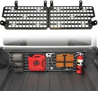 Trumgeta Front Bed MOLLE Panel Fit for 5 Feet Jeep Gladiator 2019-2025 Truck Storage Organizer System