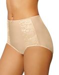 Bali Women's Essentials Double Support Brief, Soft Taupe, XXXL