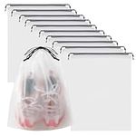 10-Pack Clear Shoe Bags for Travel,