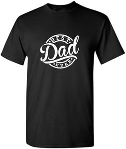 Feelin Good Tees Concrete Dad Thoroughly Mixed up Fathers Day Funny T-Shirt M Black