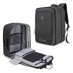 ARCTIC HUNTER AH 40L Carry On Travel Backpack for Men TSA Flight Approved Laptop Bag Expandable Business Waterproof Backpack, Black, Large, Business, Fashion