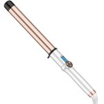 1 1/4 Inch Extra Long Barrel Curling Wand, Ceramic Tourmaline Curling Wand Professional Dual Voltage with Adjustable Temperature