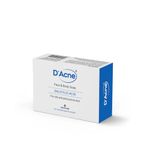 D’Acne Soap | Controls excess sebum | Body & face soap for acne-prone and oily skin | Reduces inflammation and painful red bumps | Skin feels soft & supple | 75 gm