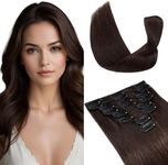 Elailite Hair Extensions Clip in Re