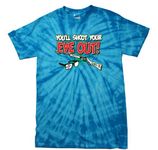 Funny T-Shirt You'll Shoot Your Eye Out - Black - XL