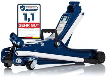 NTG Hydraulischer Wagenheber Rangierwagenheber 2to 2000kg 85-375mm Lowliner KFZ PKW Werkstatt, perfekt für die Heimwerkstatt