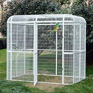 Parrot Cages for Large Birds Outdoor Extra Large Bird Cage with Bird Cage and Perch Suitable for Macaws Canaries Parrots Budgie Lovebirds