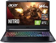 Acer Nitro 5 AN515-45-R21A Gaming Laptop, AMD Ryzen 5 5600H Hexa-Core Processor | NVIDIA GeForce RTX 3060 GPU | 15.6" FHD 144Hz IPS Display | 16GB DDR4 | 512GB NVMe SSD | WiFi 6 | RGB Keyboard