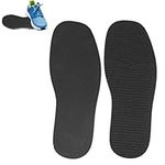 Agatige Rubber Full Soles, 33.4cm Shoe Sole Replacement Non-Slip Shoes Bottom Rubber Soling Sheet Wave DIY Shoes Repair Material 3.5mm Thickness for Rubber Shoes, Cloth Shoes, Leather Shoes, Black