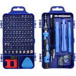 HPMAISON 122 in 1 Precision Screwdriver Set, Magnetic Mini Screwdriver Set DIY Repair Tools Kit for iPhone, Laptop, PC, Watch, Glasses and Other Electronics with Magnetic Memory Mat