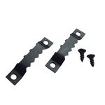 Taskar 20 Pack Sawtooth Picture Frame Hanger 45mm Black + Screws