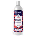 Petpost | Skunk Odor Shampoo for Dogs - Naturally Effective Deodorant Shampoo and Bad Smell Killer - Skunk Shampoo for Dogs or Cats 474 ml