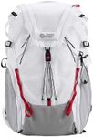 VSGO Pocket Ranger Outdoor Backpack - Expandable, Suitable for Outdoor Activities, with 24 Attachment Points (White, 35-42L)