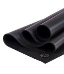 Manduka GRP Adapt Yoga Mat - 5mm Thick Travel Mat Made from Natural Tree Rubber, Superior Catch Grip, Dense Cushioning for Support and Stability in Yoga, Pilates, and all Fitness, 71 inches, Black