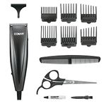 Conair Simple Cut 12-Piece Haircut Kit, Black