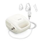 MEDTECH® Handyneb Smart Compressor Nebulizer Machine with Handle with Complete Mask Kit for Adult and Child (White)